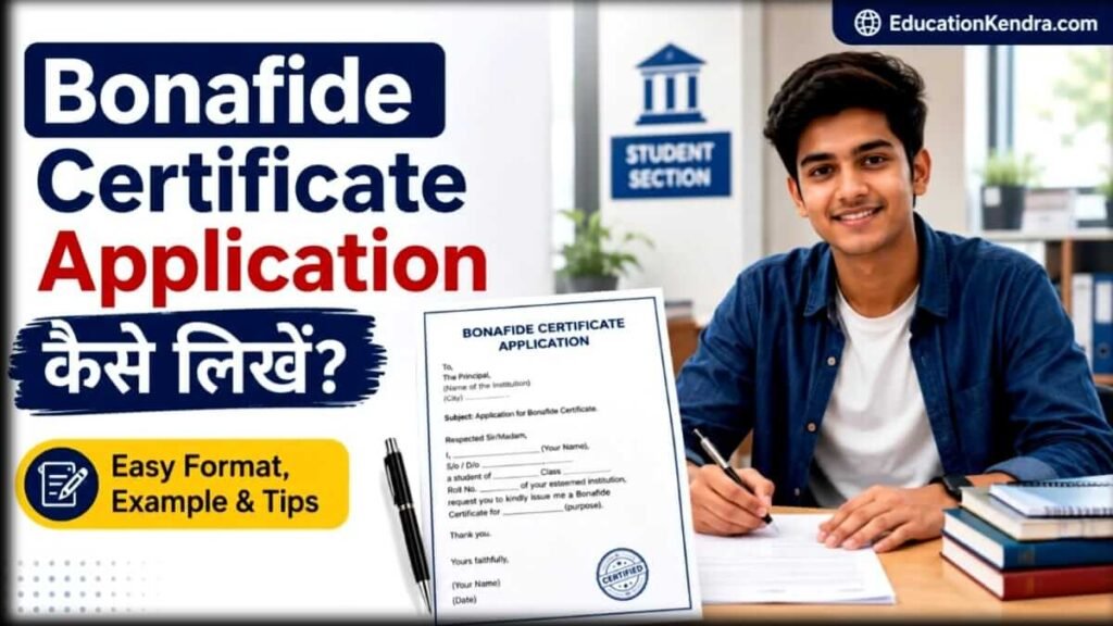 Bonafide Certificate Kya Hota Hai? स्कूल और कॉलेज के लिए बोनाफाइड सर्टिफिकेट कैसे बनवाएं