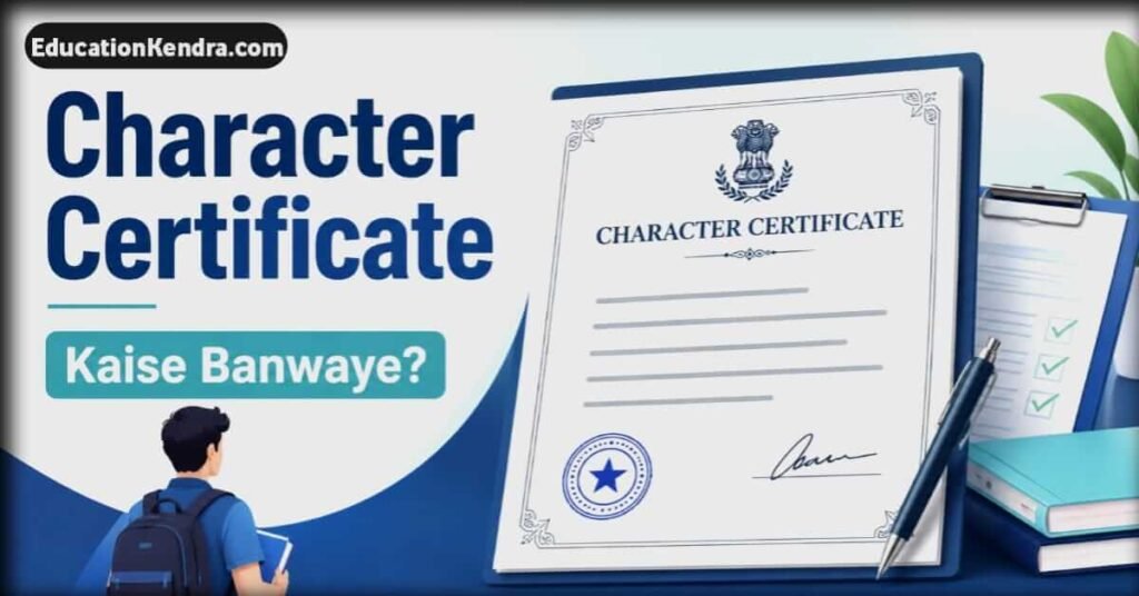 Character Certificate Kya Hota Hai? कैसे बनता है, Application, Download और Online Apply 2026