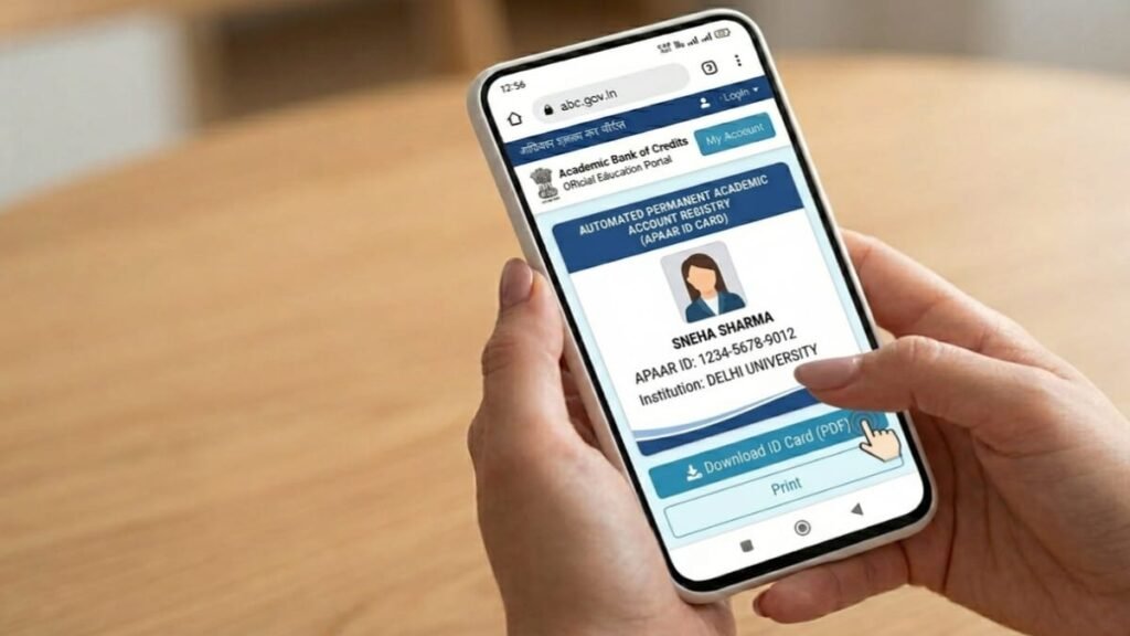 How to Download APAAR ID Card PDF