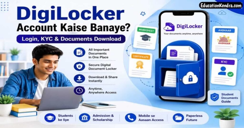 DigiLocker Account Kaise Banaye? Login, KYC और Documents Download 2026
