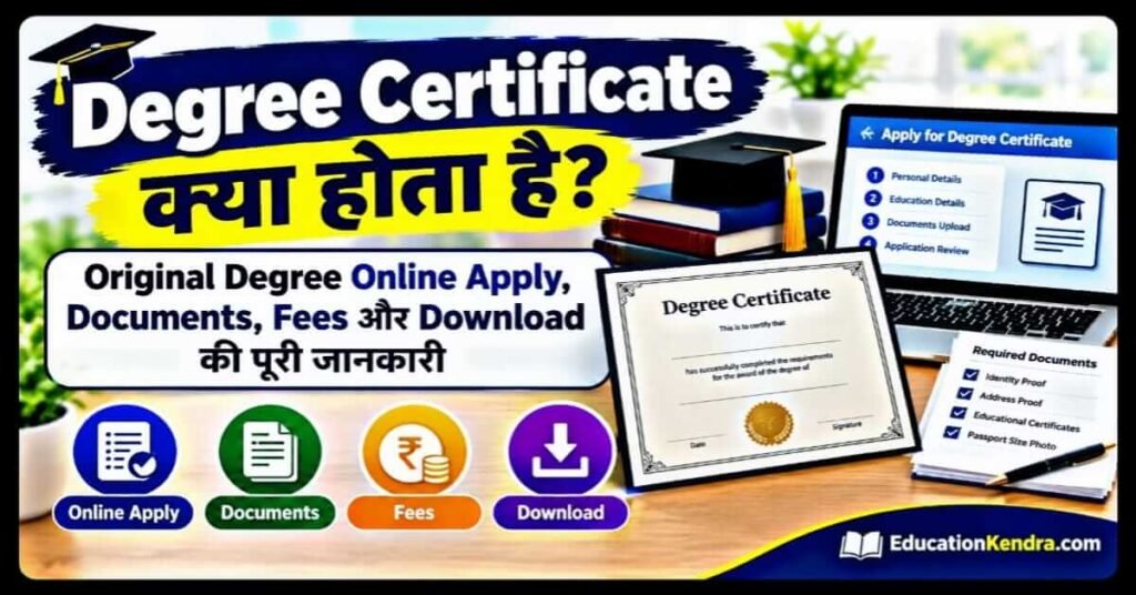 Degree Certificate Kya Hota Hai?